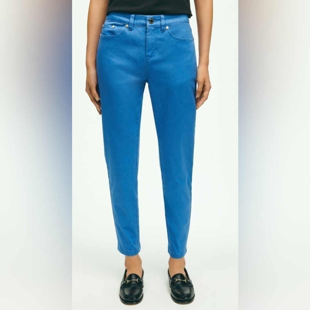Brooks Brothers 1818 Stretch Cotton Blend 5 Pocket Pants Womens Size 10